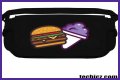 A Perfect Pair: A Burger And A Grape Snow Cone
